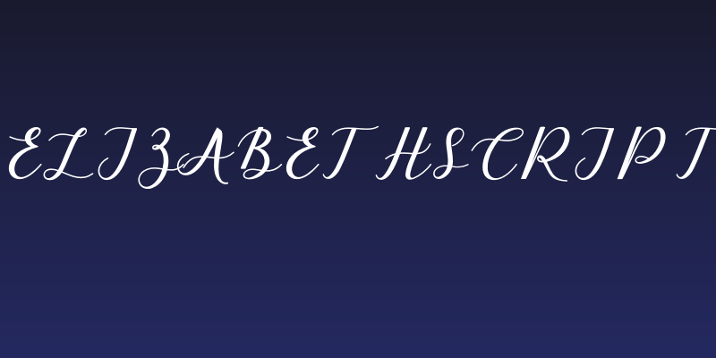 ElizabethScript Social Header