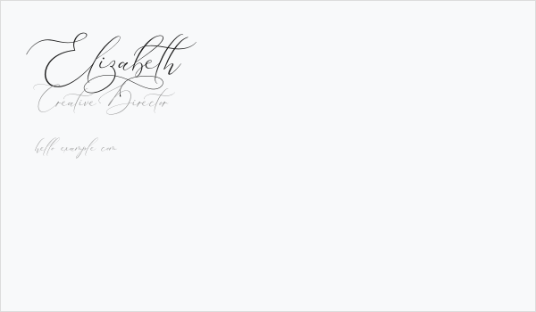 Elizabeth Business Card