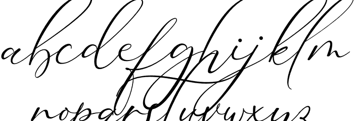 Elizabeth Font LOWERCASE