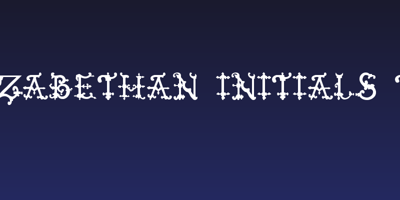 Elizabethan Initials tfb Social Header