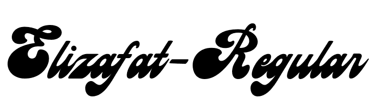 Elizafat-Regular  Frei Schriftart Herunterladen