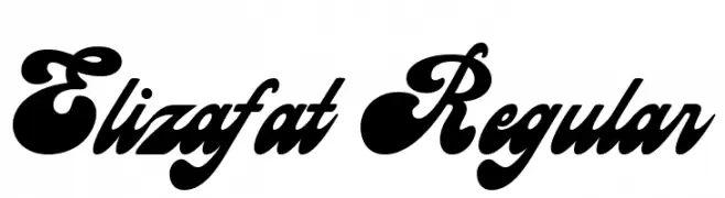 Elizafat Regular  Fuentes Gratis Descargar