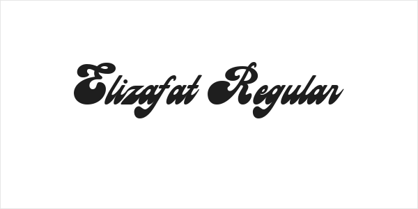 Elizafat Regular Logo