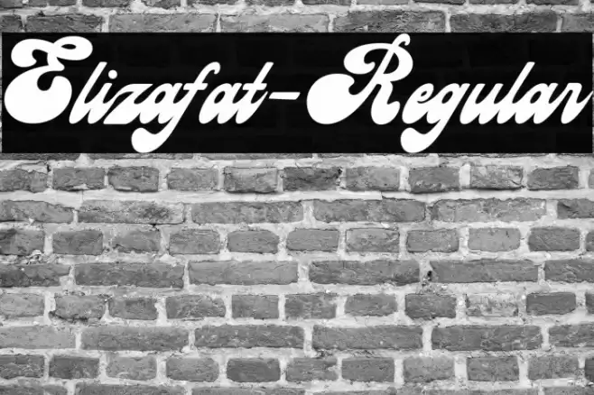 Elizafat-Regular Font examples