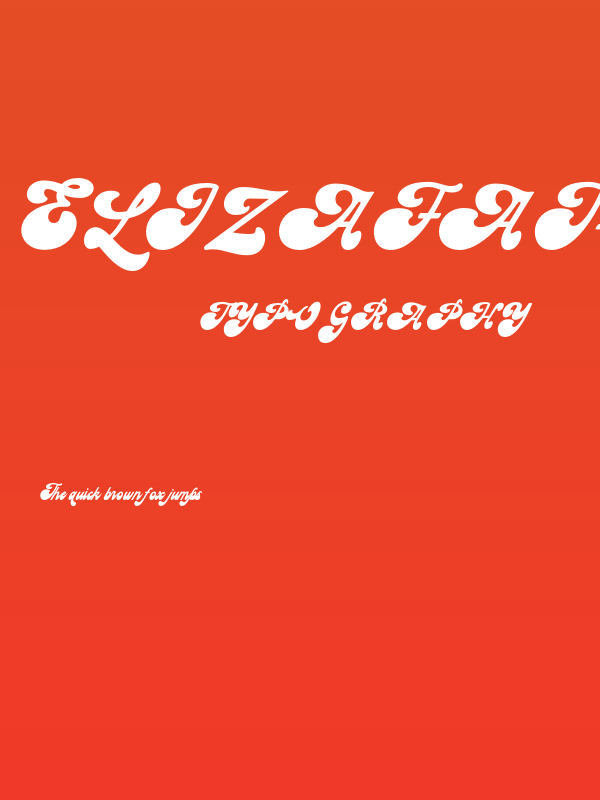 Elizafat-Regular Poster