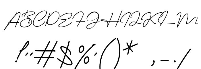 Elizany Schriftart Anderer Schreiben