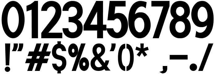 Ellando Bold Font OTHER CHARS