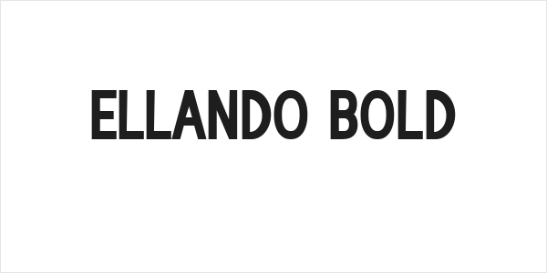 Ellando Bold Logo