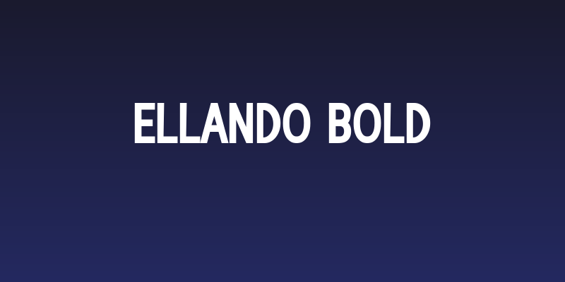 Ellando Bold Social Header