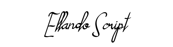 Ellando Script  baixar fontes gratis