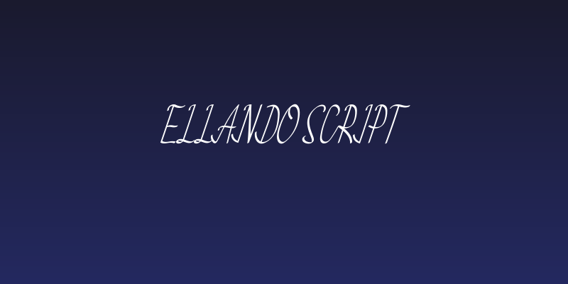 Ellando Script Social Header