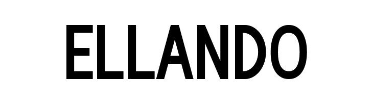 Ellando  フリーフォントのダウンロード