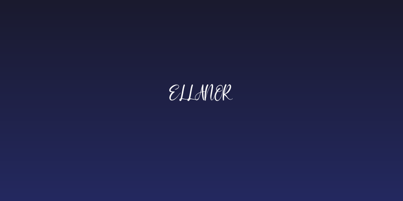 Ellanor Social Header