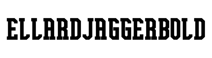 Ellard Jagger Bold  Descarca Fonturi Gratis