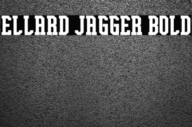 Ellard Jagger Bold Example 1
