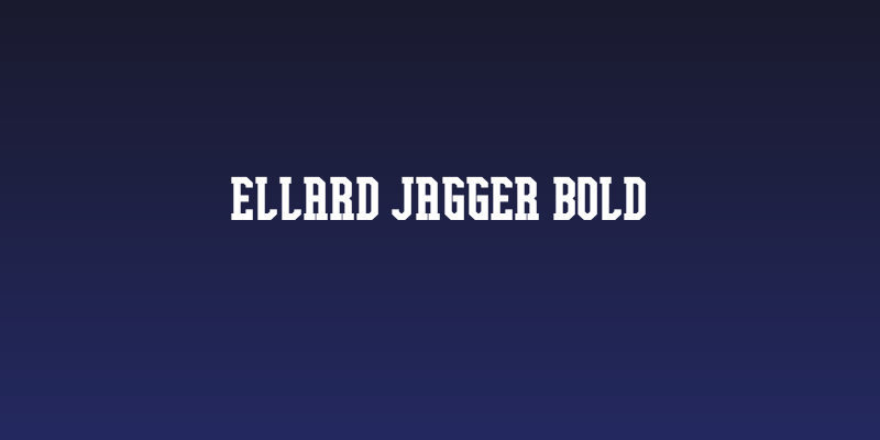 Ellard Jagger Bold Social Header