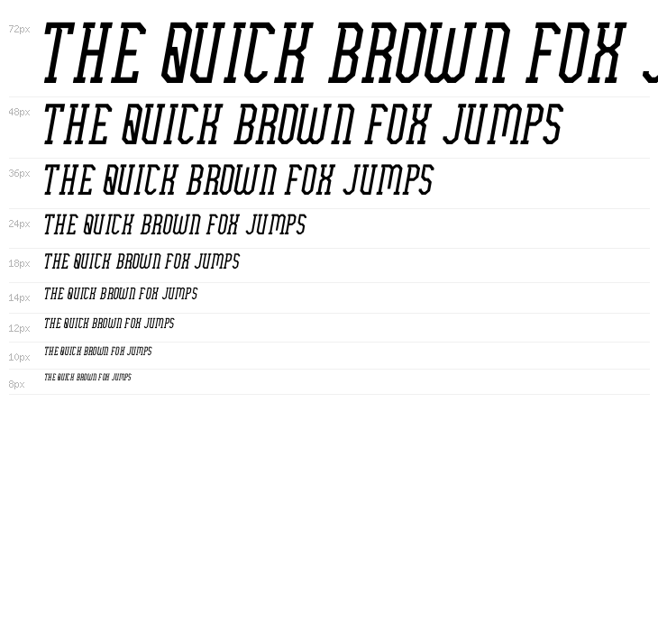 Ellard Jagger Italic Waterfall