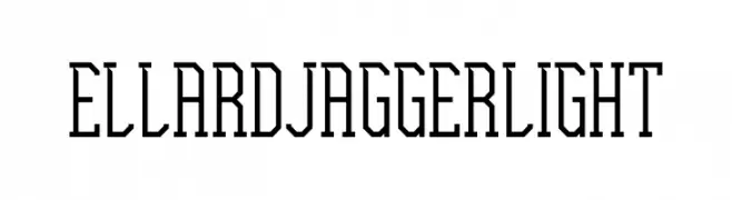 Ellard Jagger Light  Frei Schriftart Herunterladen