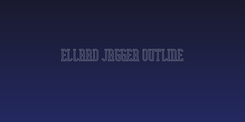 Ellard Jagger Outline Social Header