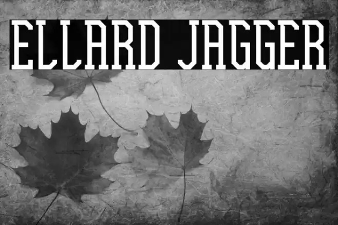 Ellard Jagger Font examples