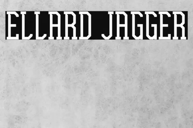 Ellard Jagger Font examples