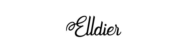 Elldier  免费字体下载
