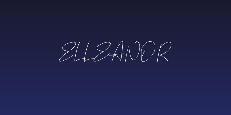 Elleanor Social Header