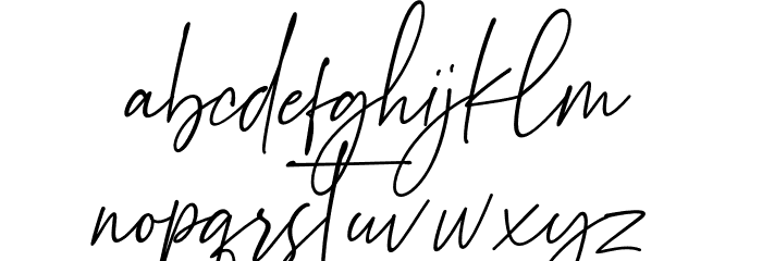 Elleanor Font LOWERCASE