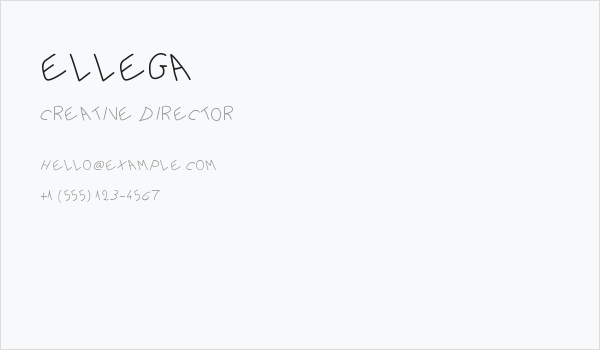 Ellega Business Card