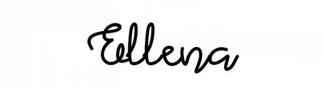 Ellena  フリーフォントのダウンロード