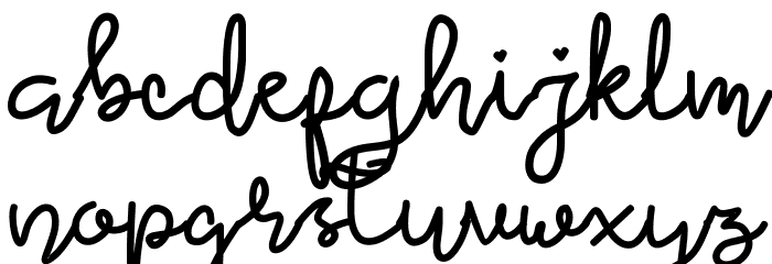 Ellena Font LOWERCASE