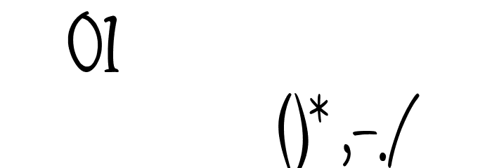 Ellenoire Font OTHER CHARS