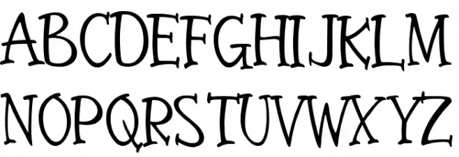 Ellenoire Font UPPERCASE