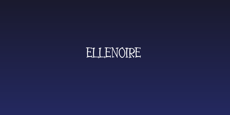 Ellenoire Social Header