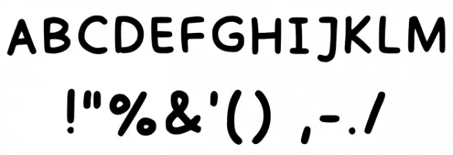 Elles Digital Handwritt Regular Font OTHER CHARS
