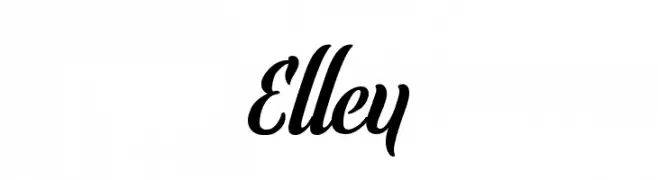 Elley  フリーフォントのダウンロード