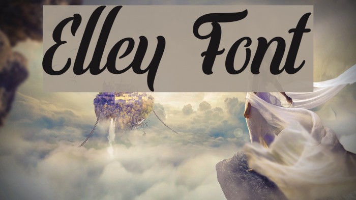 Elley Font examples