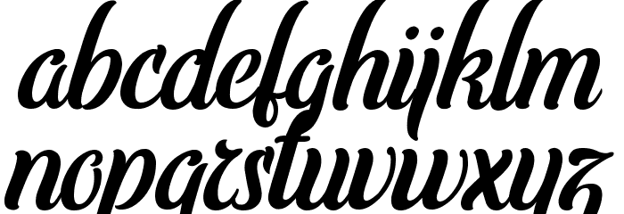 Elley Font LOWERCASE