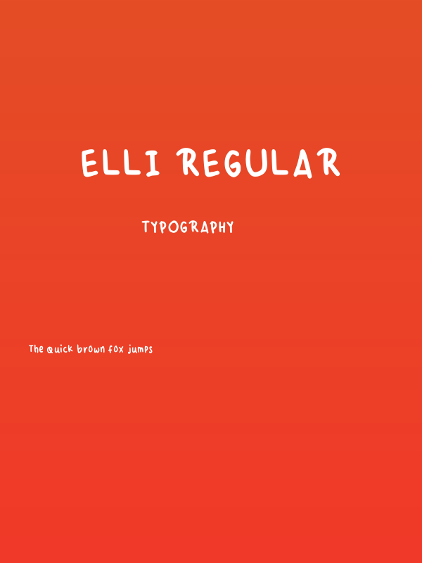 Elli Regular Poster