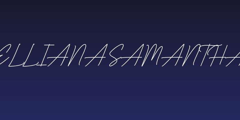 Elliana Samantha Social Header