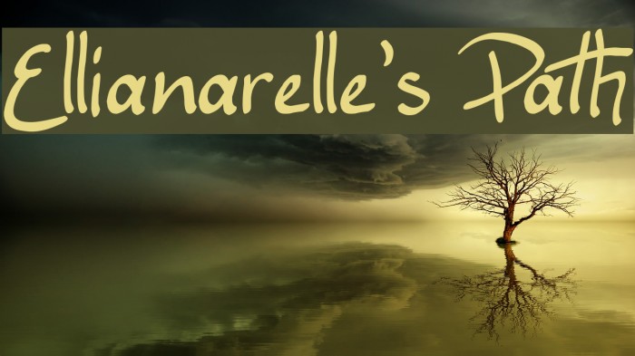 Ellianarelle's Path Font examples