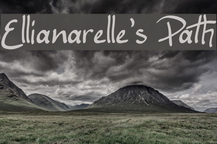 Ellianarelle's Path Font examples