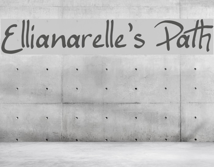 Ellianarelle's Path Font examples