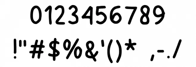 Elliane Regular Font OTHER CHARS