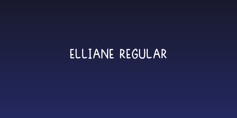 Elliane Regular Social Header
