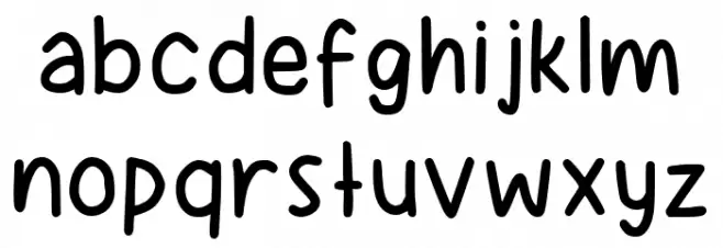Elliane Regular Font LOWERCASE