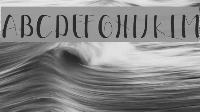 EllicScript Font examples