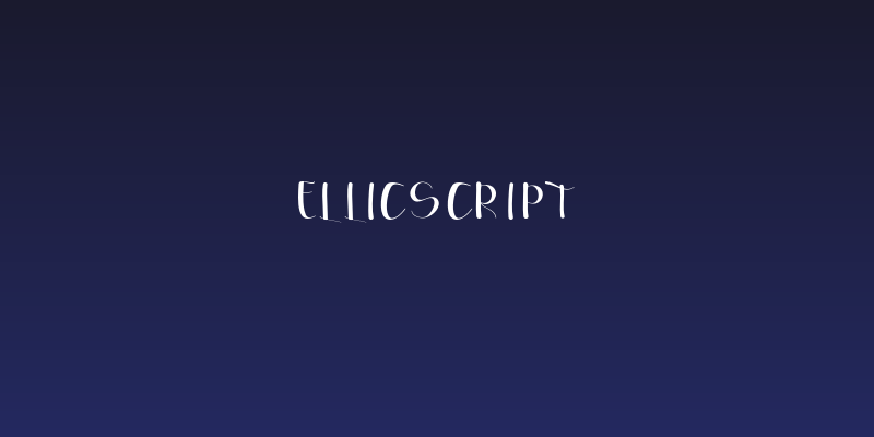 EllicScript Social Header