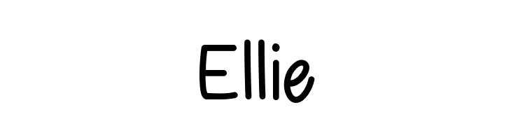 Ellie フォント