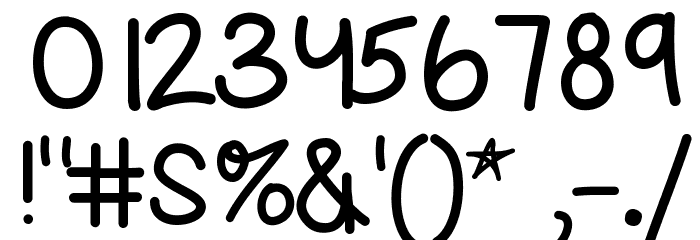 Ellie フォント その他の文字